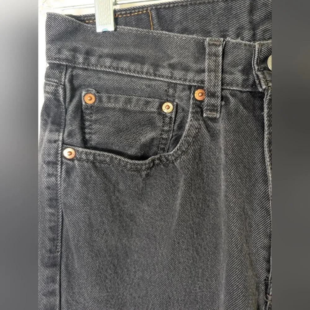 Levi’s 550 Men’s 32x34 Black Relaxed Fit Tapered Leg Jeans 90s Workwear Normcore